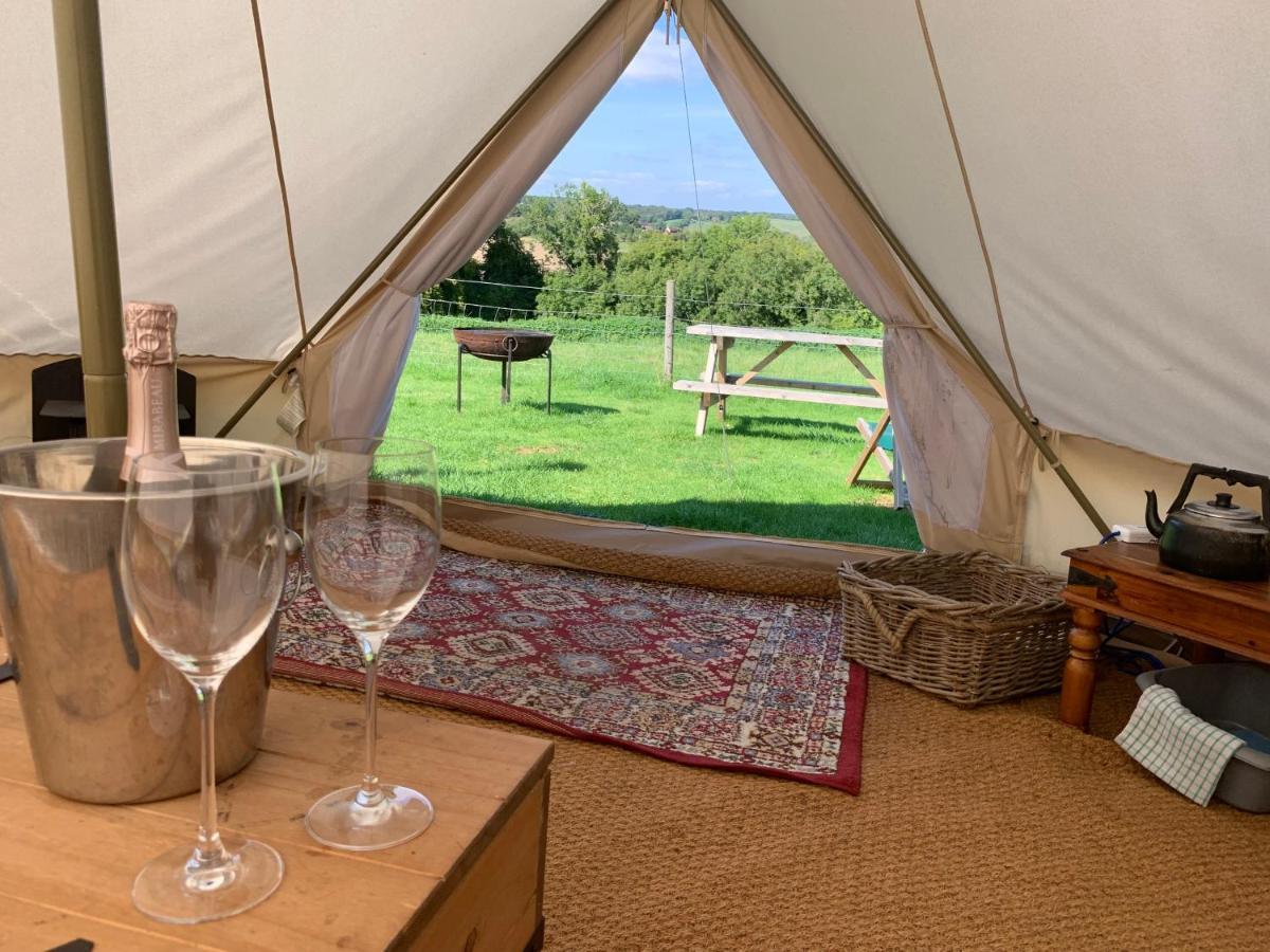 Home Farm Radnage Glamping Bell Tent 6, With Log Burner And Fire Pit High Wycombe Buitenkant foto